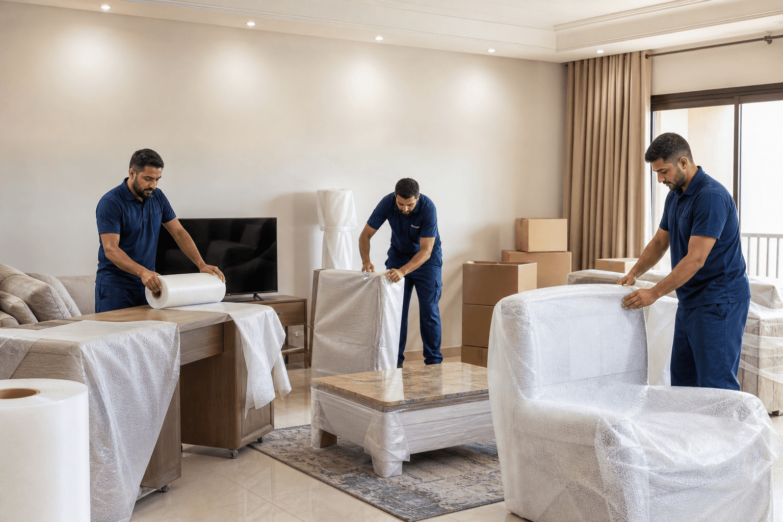 أفضل طرق تغليف الأثاث أثناء النقل